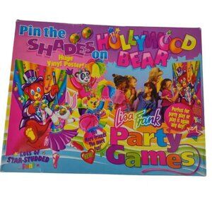 LISA FRANK VINTAGE 90s SUMMER FUN! PIN THE SUNGLASSES ON THE BEAR GAME